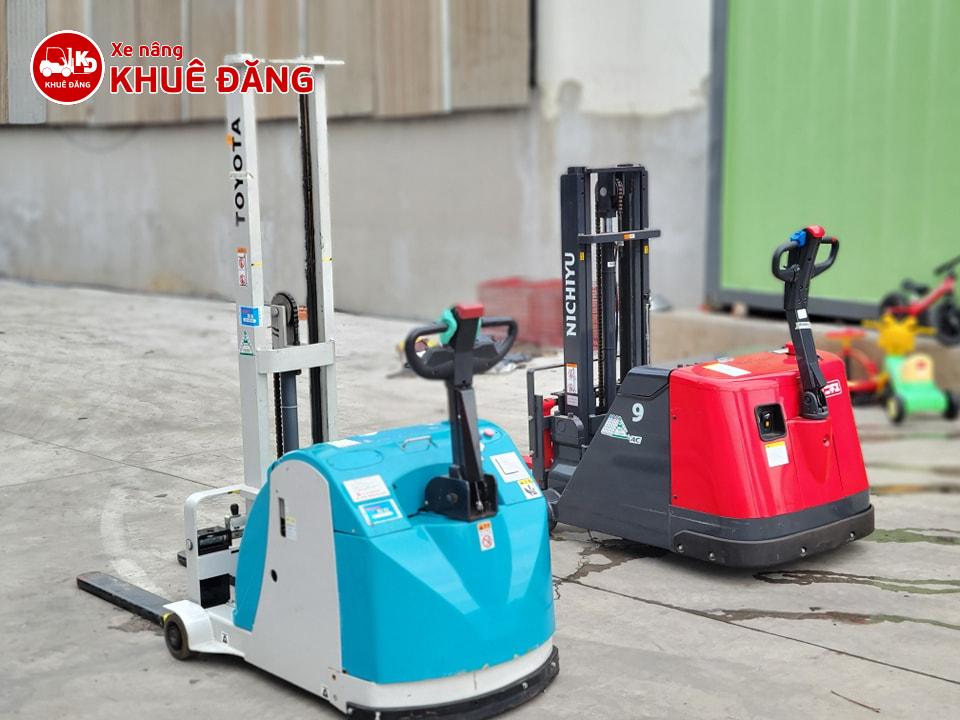 Xe nâng tay điện (dắt lái) Toyota và Nichiyu