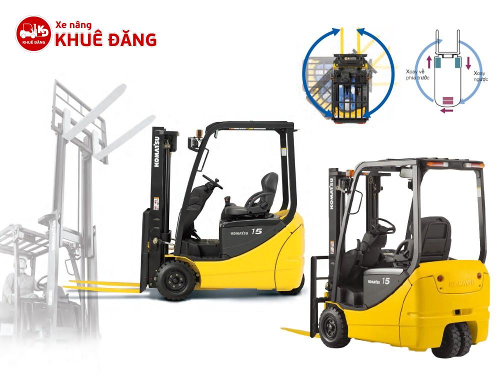 Xe nâng điện 3 bánh Komatsu AM50