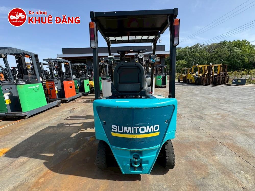Xe nâng điện ngồi lái 1 tấn Sumitomo 41FB10PXIII, 4.3m SX 2019