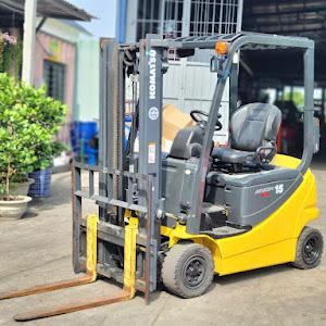 Xe nâng điện ngồi lái 1.5 tấn Komatsu FB15-12, 2020