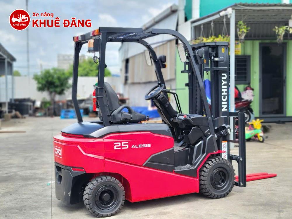 Xe nâng điện ngồi lái 2.5 tấn Nichiyu FB25PN-80, 3m, 2020