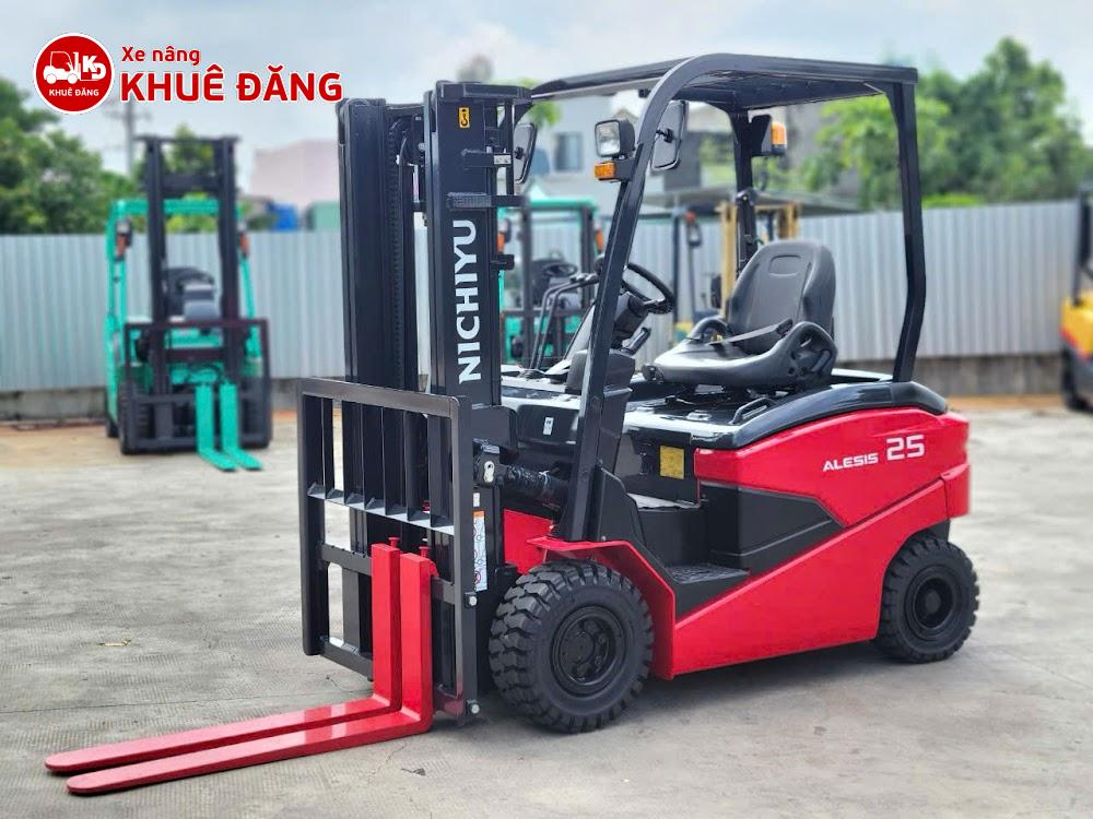 Xe nâng điện ngồi lái 2.5 tấn Nichiyu FB25PN-80, 3m, 2020