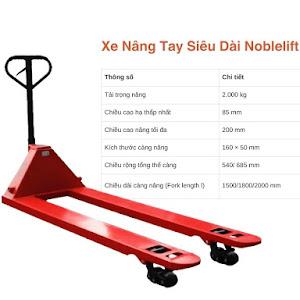 Xe Nâng Tay Thấp 2 tấn Noblelift ACL20 càng dài 1.5m, 1.8m, 2m