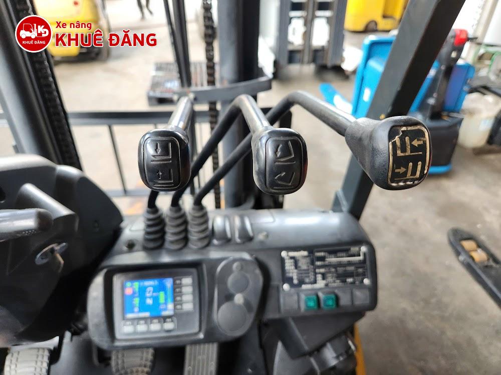 Xe nâng điện ngồi lái 2.5 tấn Komatsu FE25-1, Dịch Giá, SX 2018