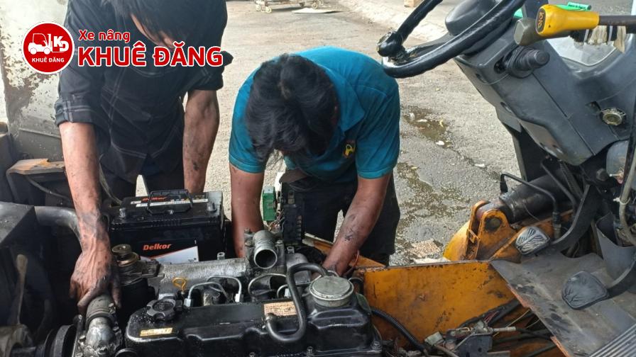 Sửa xe nâng dầu tại KCN Tân Tạo, TPHCM