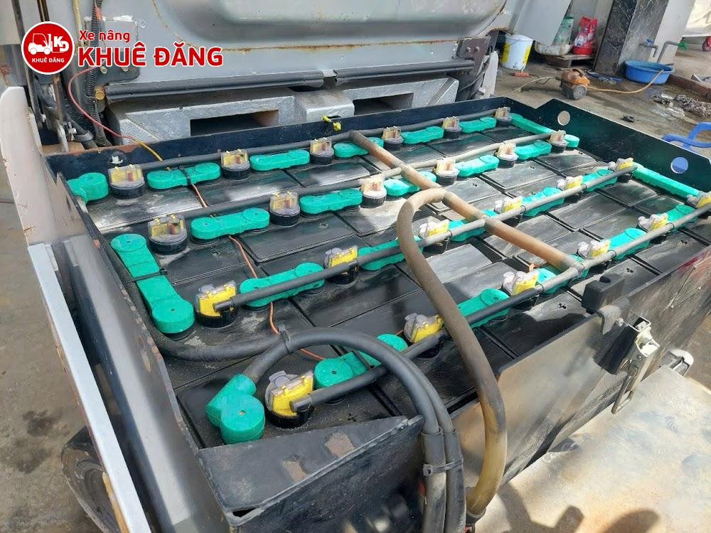 Xe nâng điện ngồi lái 1 tấn NISSAN K1B1L10, 3m