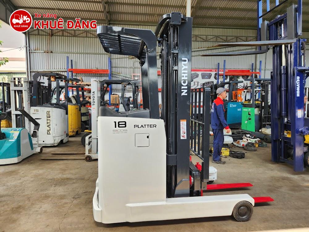 Xe nâng điện đứng lái 1.8 tấn Nichiyu FBRMAW18-80B-550MCSSF
