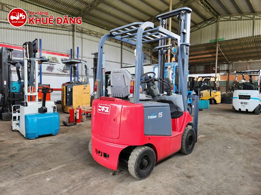 Xe nâng điện ngồi lái 1.5 tấn Nichiyu FB15PN-75-430, nâng cao 4.3m