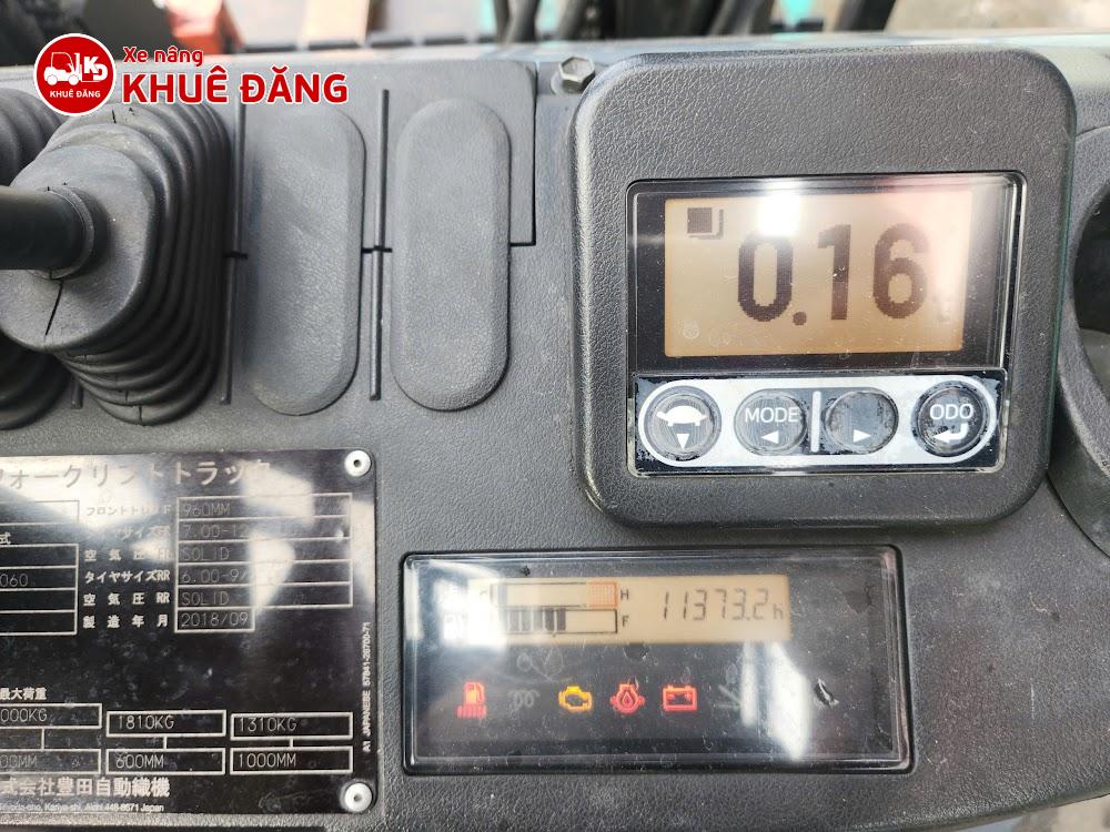 Xe tích hợp cân khối lượng hàng hóa