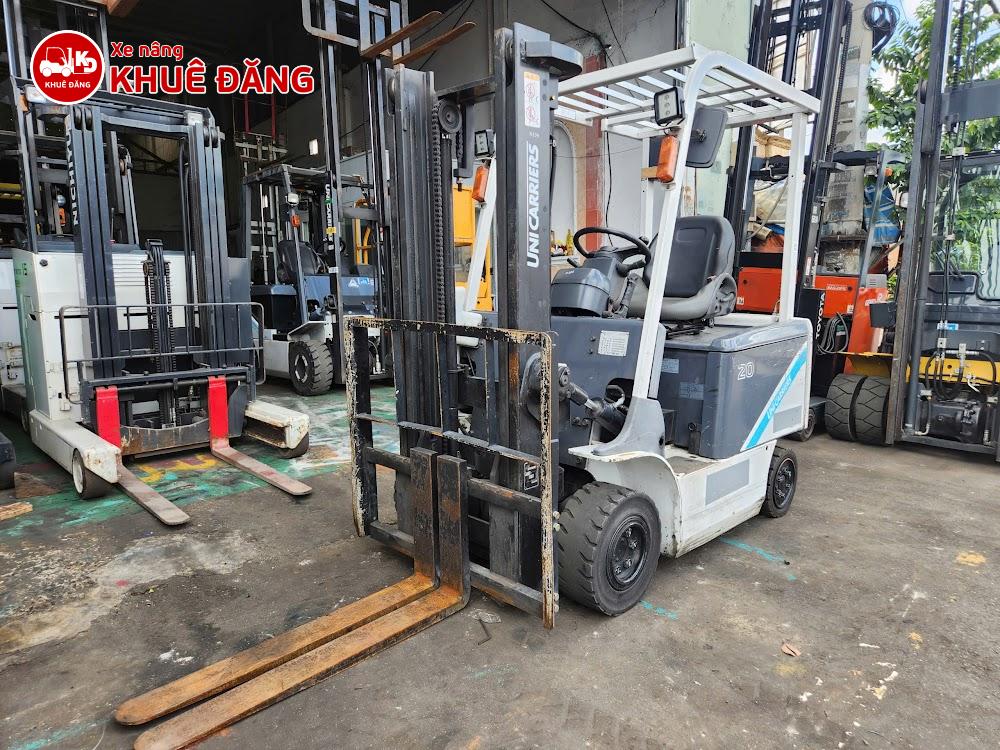 Xe nâng điện ngồi lái 2 tấn Unicarriers FB20-8, 3m, 2015