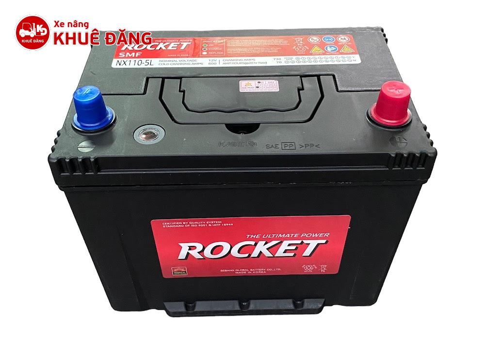 Bình ắc quy khô Rocket NX110-5L 12V-70AH