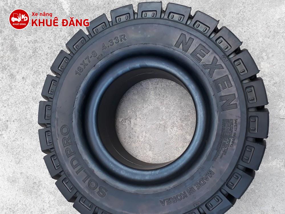 Lốp đặc 18x7-8 Nexen SOLIDPRO Hàn Quốc