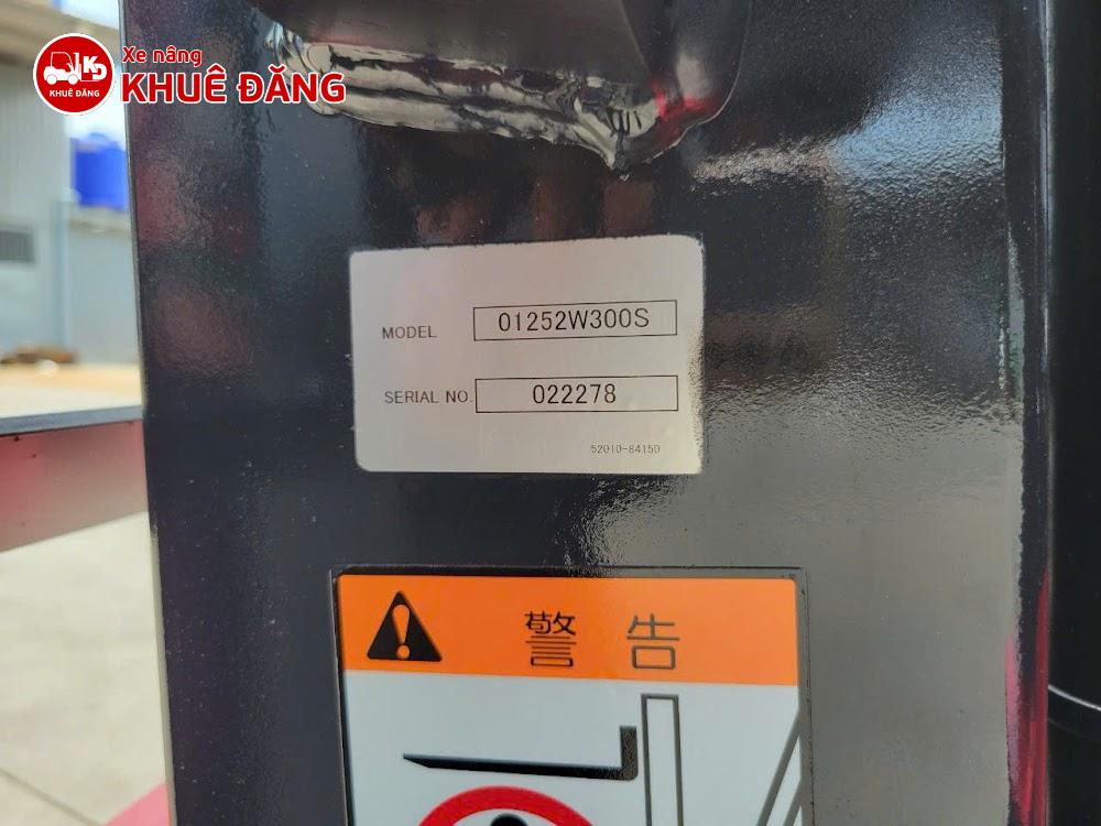 Xe nâng điện ngồi lái 2.5 tấn Nichiyu FB25PN-80, 3m, 2020