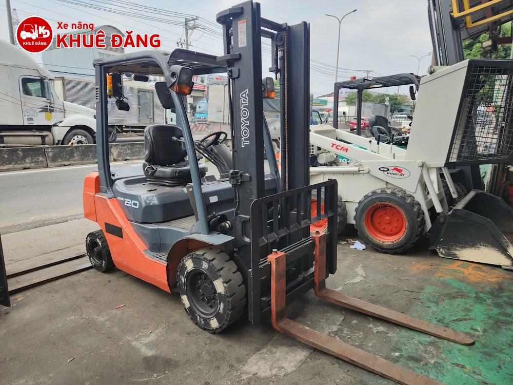 Xe nâng dầu 2 tấn Toyota 02-8FD20, 3.5m, sàng khung - Tổng quan
