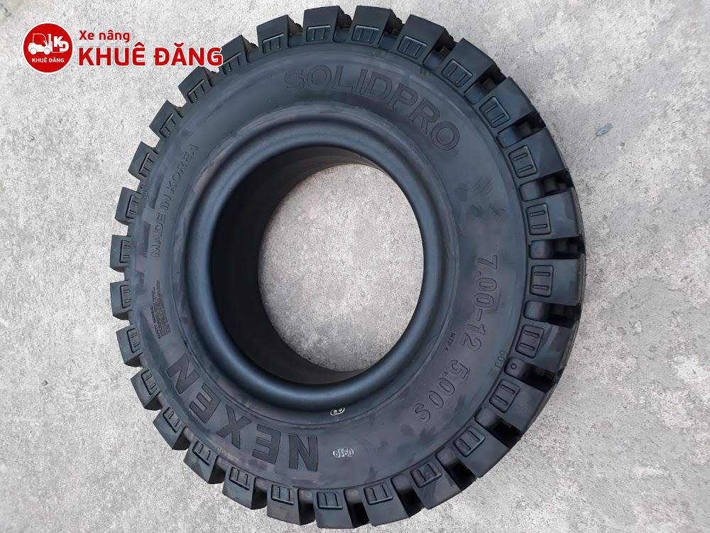 Lốp đặc 700-12 Nexen SOLIDPRO Hàn Quốc