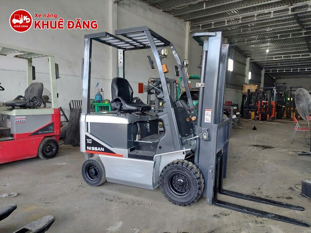 Xe nâng điện ngồi lái 1 tấn NISSAN K1B1L10, 3m