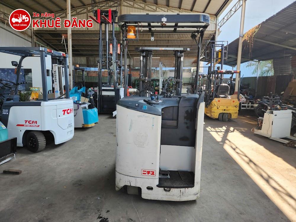 Xe nâng điện đứng lái 1.5 tấn Nichiyu FBR15-80C-300, 3m, SX 2019