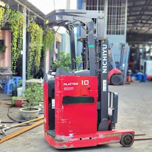 Xe nâng điện đứng lái 1 tấn Nichiyu FBR10-85B-400, 4m