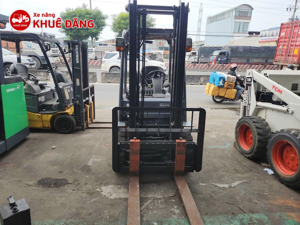 Xe nâng dầu 2 tấn Toyota 02-8FD20, 3.5m, sàng khung - Càng nâng