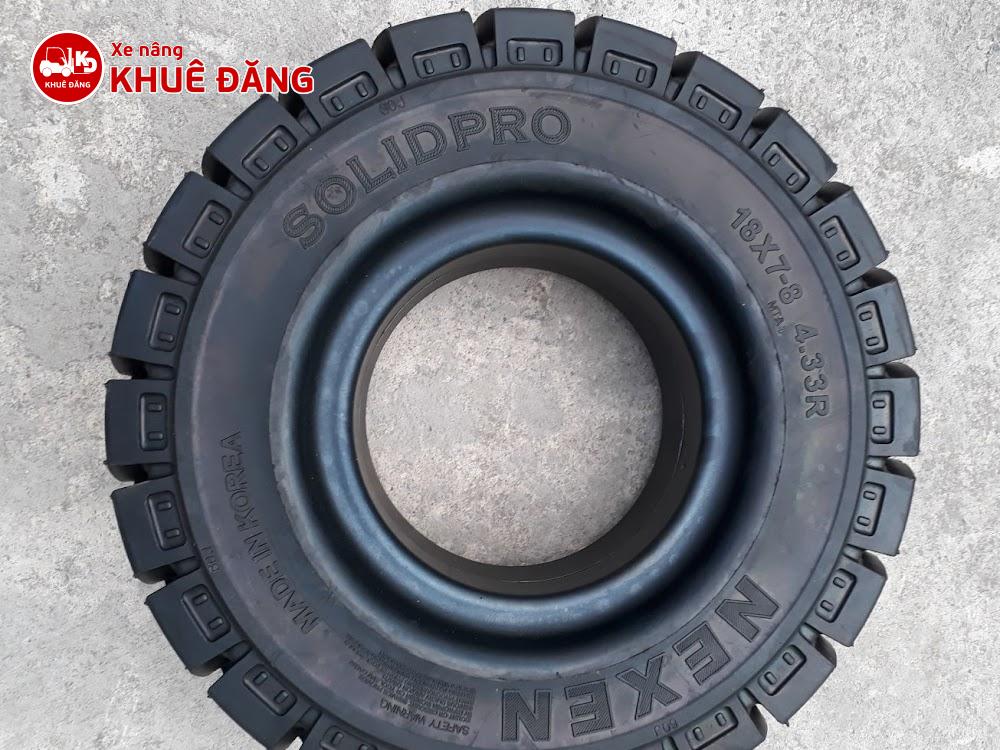 Lốp đặc 18x7-8 Nexen SOLIDPRO Hàn Quốc