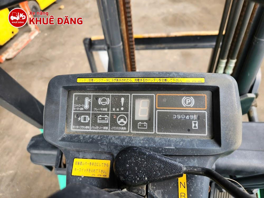 Xe nâng điện ngồi lái 1.8 tấn Mitsubishi FB18, 4m, SX 2007