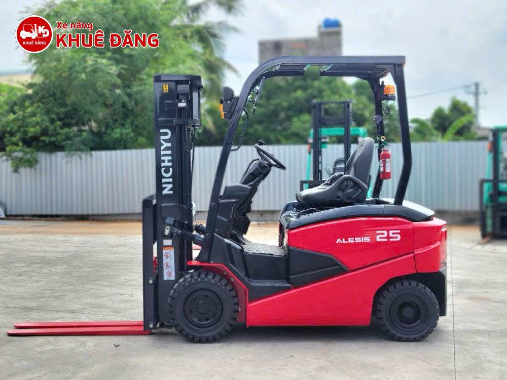 Xe nâng điện ngồi lái 2.5 tấn Nichiyu FB25PN-80, 3m, 2020