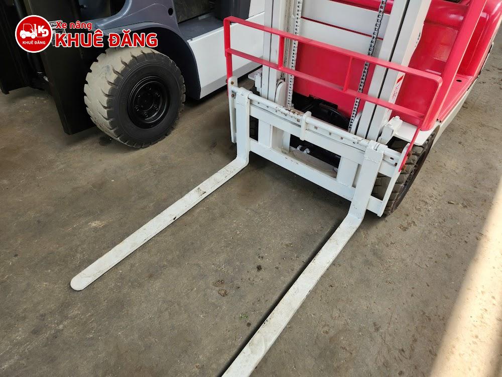 Xe nâng điện ngồi lái 3 bánh 500kg Toyota 3FBK5, nâng cao 2.5m
