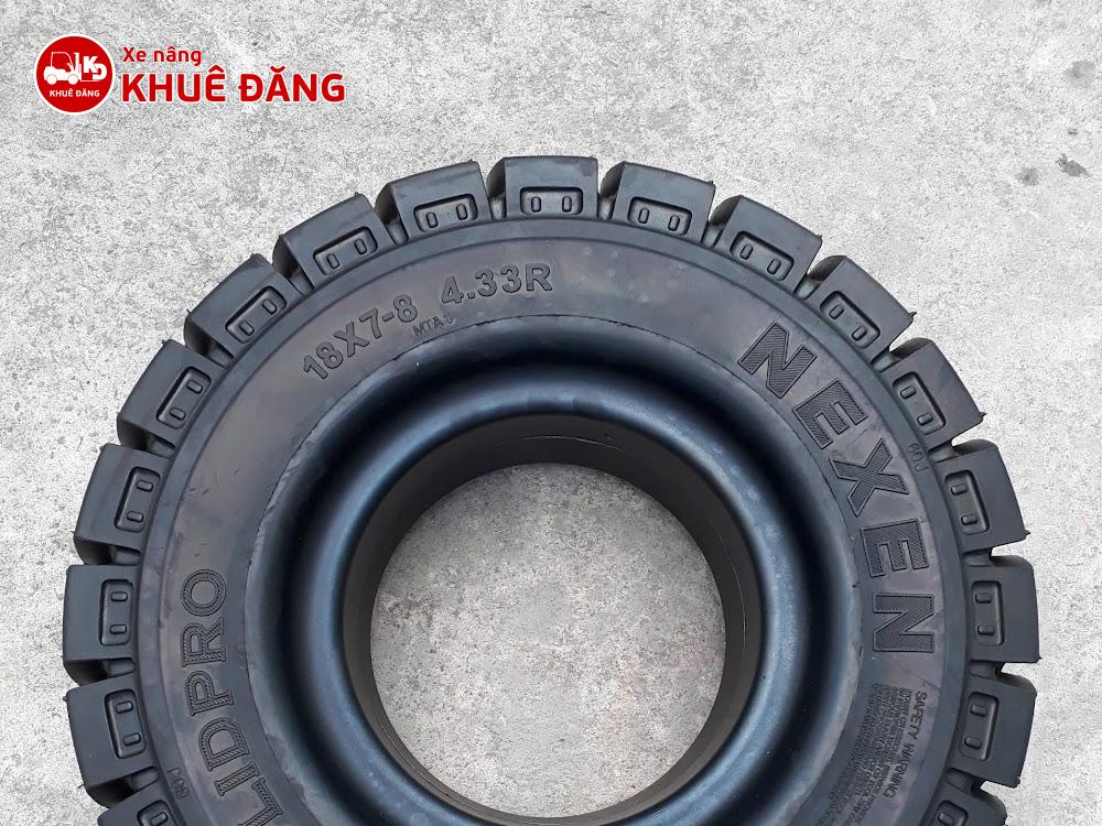 Lốp đặc 18x7-8 Nexen SOLIDPRO Hàn Quốc