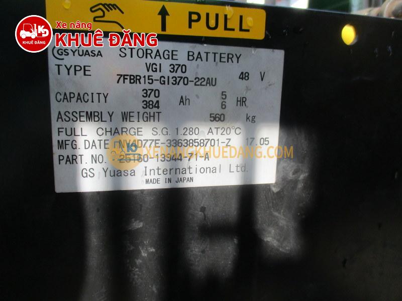1165-Xe nâng điện đứng lái 1.5 tấn Toyota 7FBR15