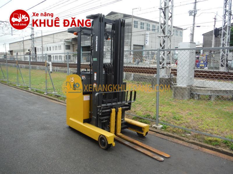 1758-Xe nâng điện đứng lái 1.5 tấn Komatsu FB15RW-15