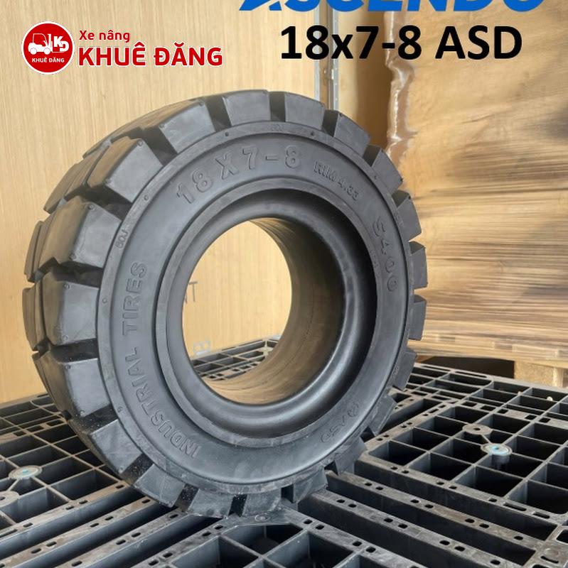 Bánh đặc 18x7-8 Ascendo S400