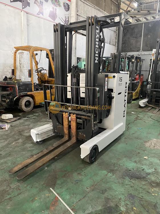 1378-Xe nâng điện đứng lái 1.5 tấn Nichiyu FBRW15