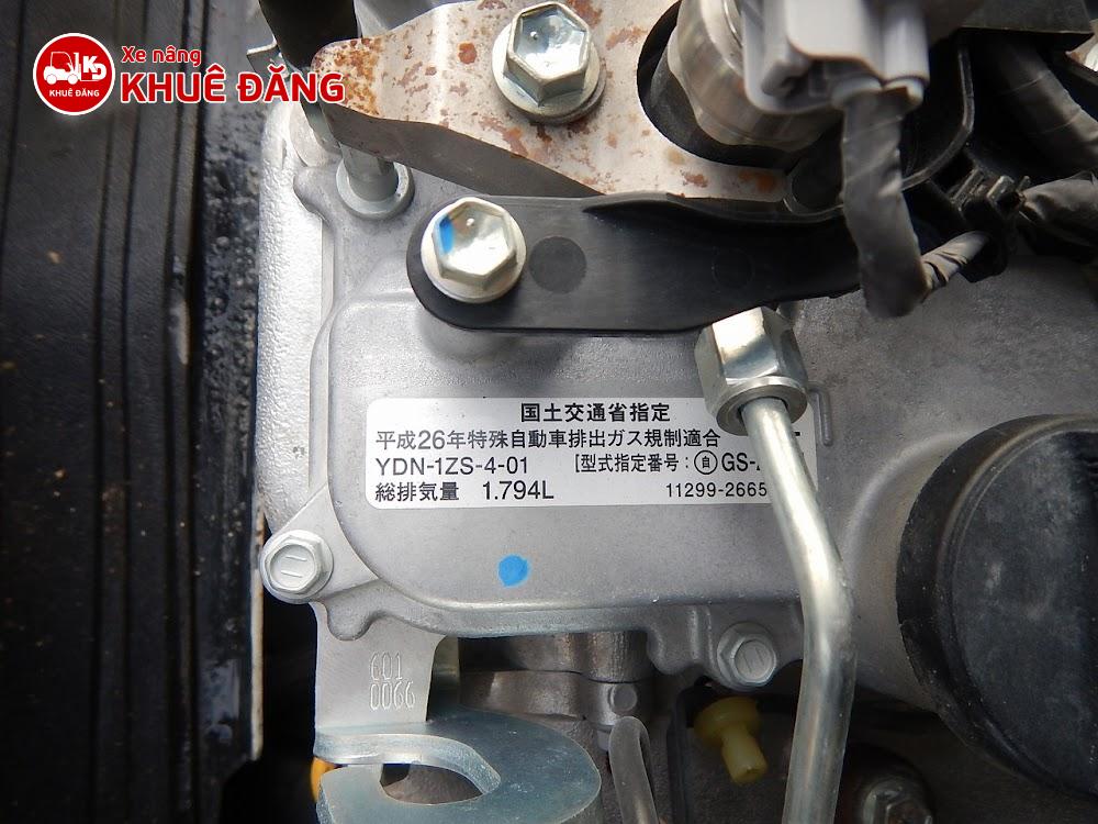 Động cơ dầu Diesel 1ZS trên Xe nâng dầu 3 tấn Toyota 02-8FD30