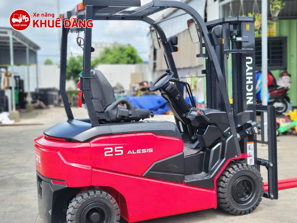 Xe nâng điện ngồi lái 2.5 tấn Nichiyu FB25PN-80, 3m, 2020