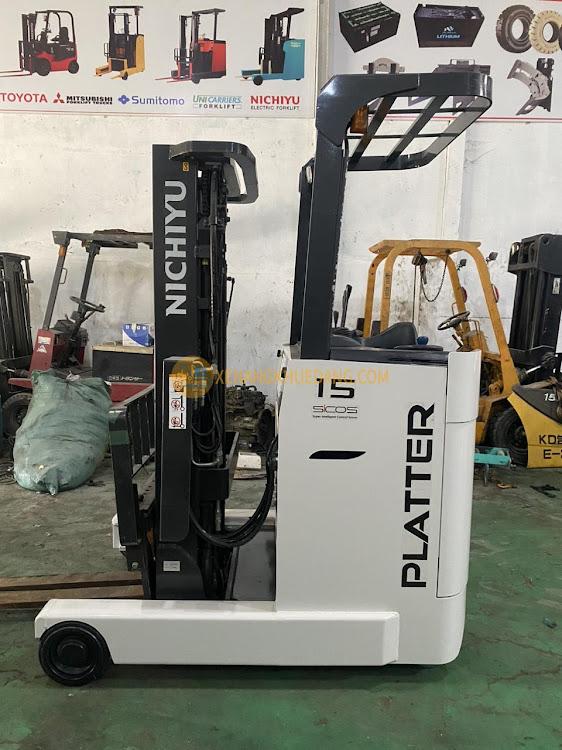 1378-Xe nâng điện đứng lái 1.5 tấn Nichiyu FBRW15