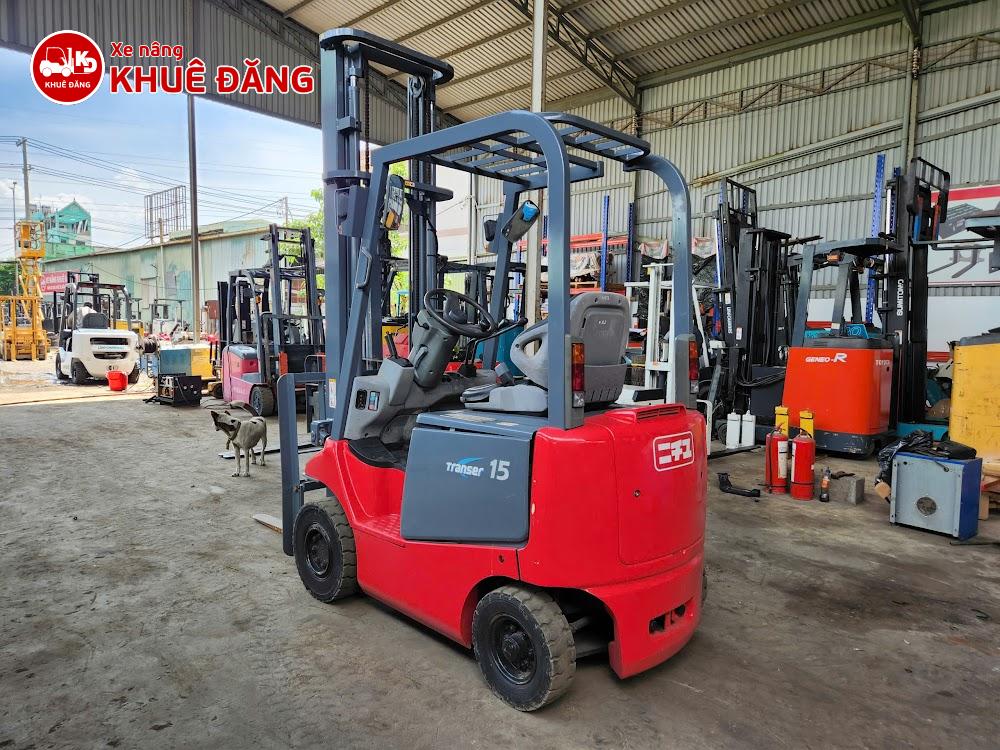 Xe nâng điện ngồi lái 1.5 tấn Nichiyu FB15PN-75-430, nâng cao 4.3m