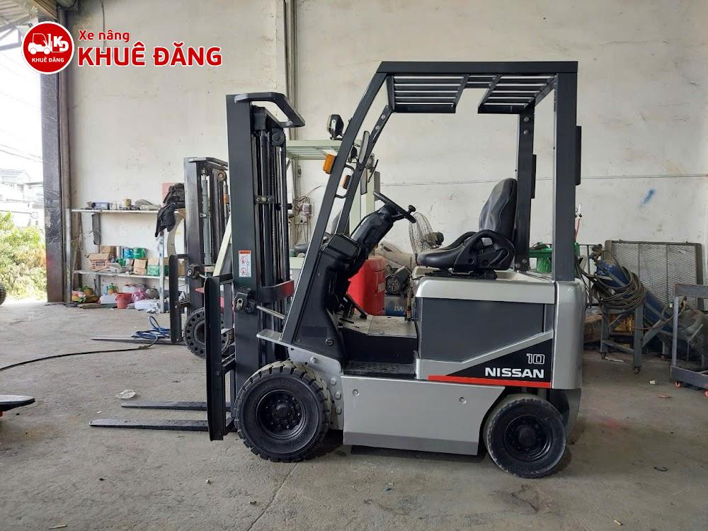 Xe nâng điện ngồi lái 1 tấn NISSAN K1B1L10, 3m