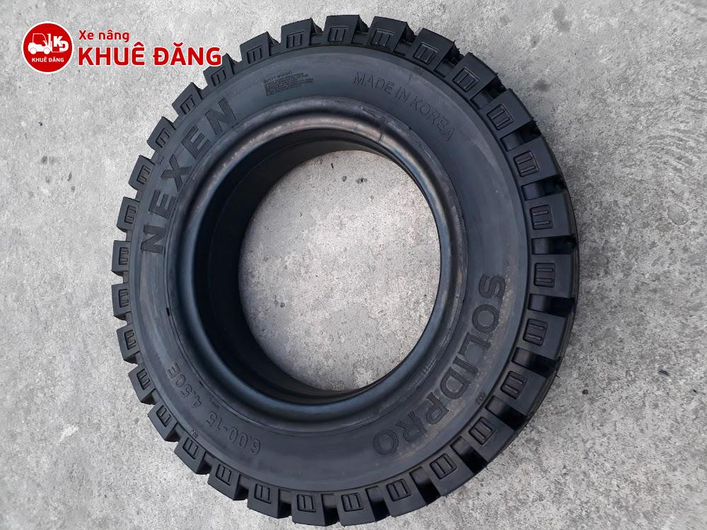 Lốp đặc 600-15 Nexen SOLIDPRO Hàn Quốc