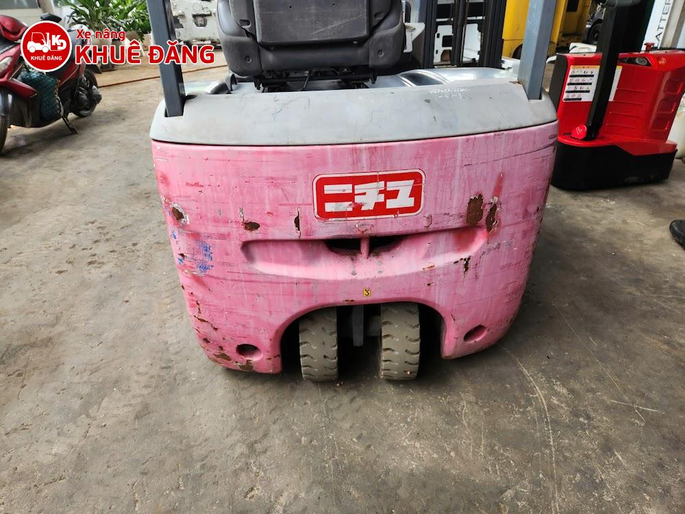 Xe nâng điện ngồi lái 1.5 tấn Nichiyu FBT15PN-80-400, 3 bánh, nâng cao 4m