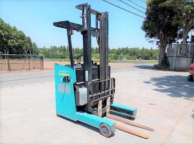 Xe nâng điện đứng lái 1.5 tấn Sumitomo 61FBR15SXII, 4m, 2017