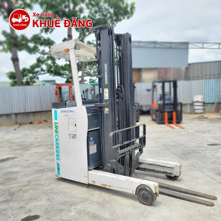 Xe nâng điện đứng lái 1.5 tấn Unicarriers FBR15-8, 6m
