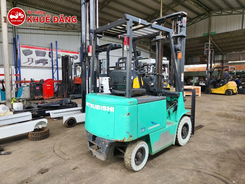 Xe nâng điện ngồi lái 1.8 tấn Mitsubishi FB18, 4m, SX 2007