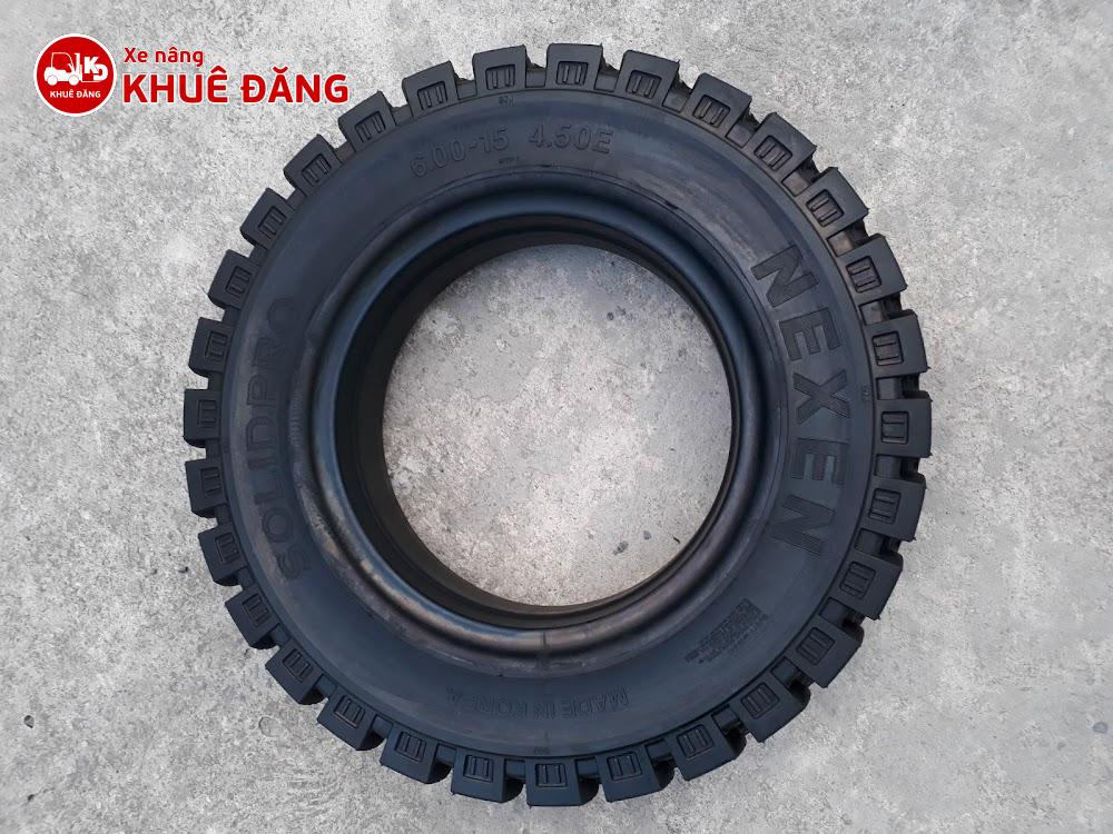 Lốp đặc 600-15 Nexen SOLIDPRO Hàn Quốc