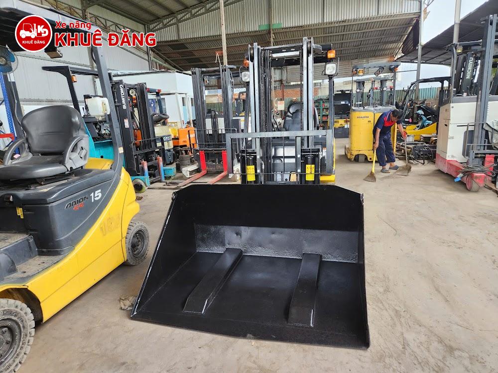 Xe nâng dầu 1.5 tấn Komatsu FD15C-18 gắn gầu xúc - Động cơ