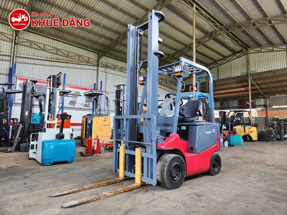 Xe nâng điện ngồi lái 1.5 tấn Nichiyu FB15PN-75-430, nâng cao 4.3m