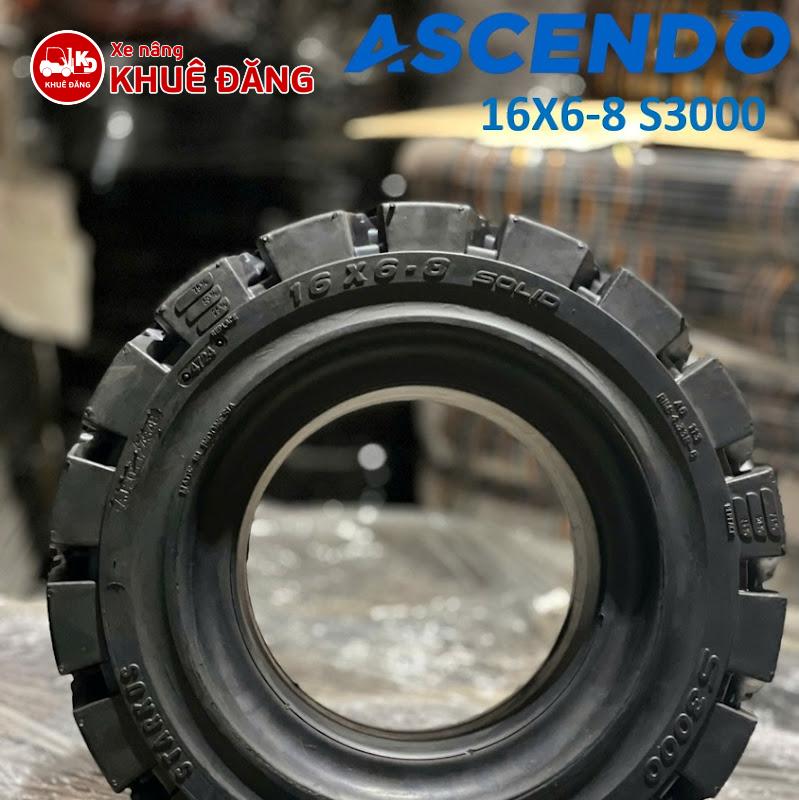 Bánh đặc 16x6-8 Ascendo S3000