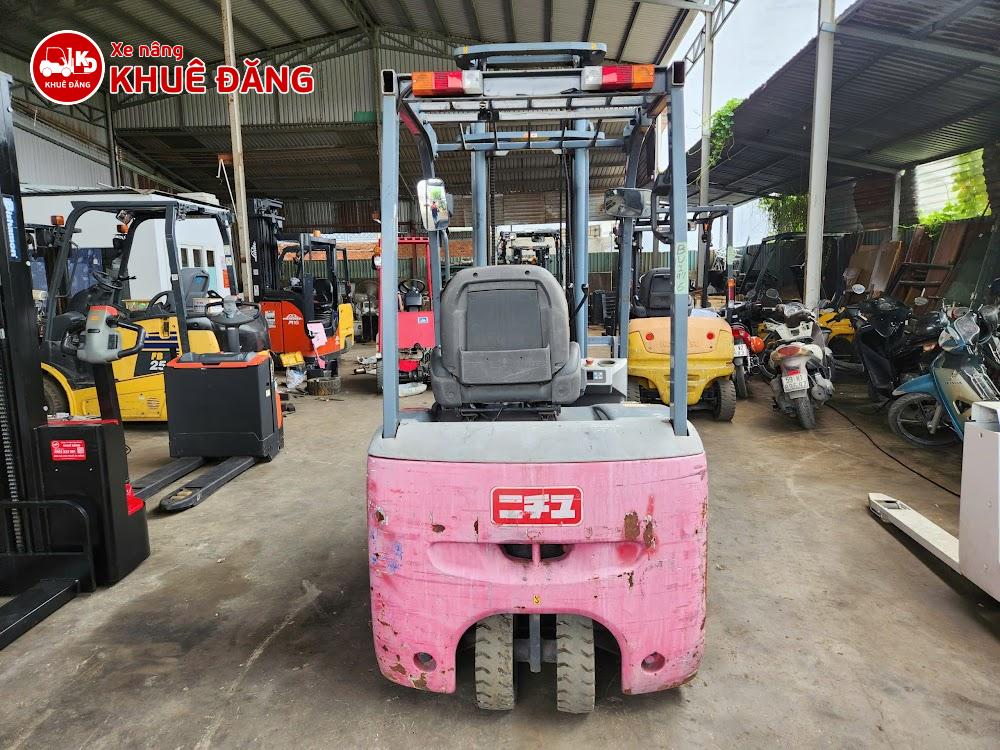 Xe nâng điện ngồi lái 1.5 tấn Nichiyu FBT15PN-80-400, 3 bánh, nâng cao 4m