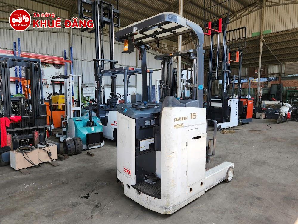 Xe nâng điện đứng lái 1.5 tấn Nichiyu FBR15-80C-300, 3m, SX 2019