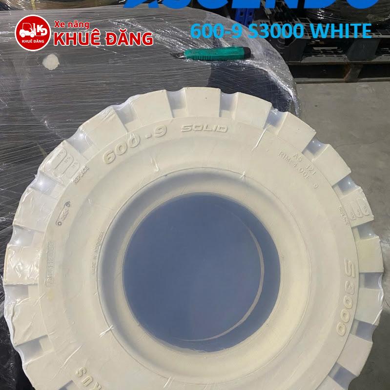 Bánh đặc 600-9 Ascendo màu trắng
