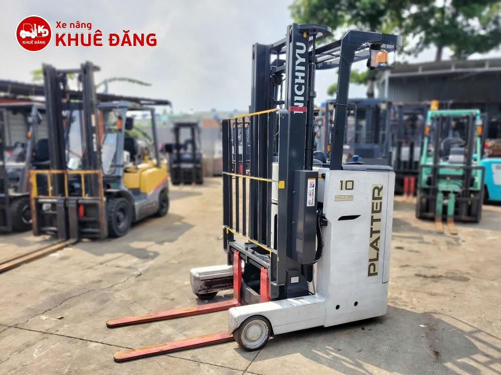 Xe nâng điện đứng lái 1 tấn Nichiyu FBR10-85B-350